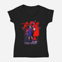 Dark Shrine-Womens-V-Neck-Tee-heydale