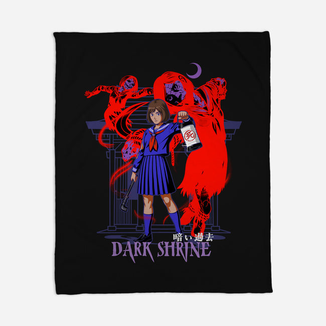 Dark Shrine-None-Fleece-Blanket-heydale