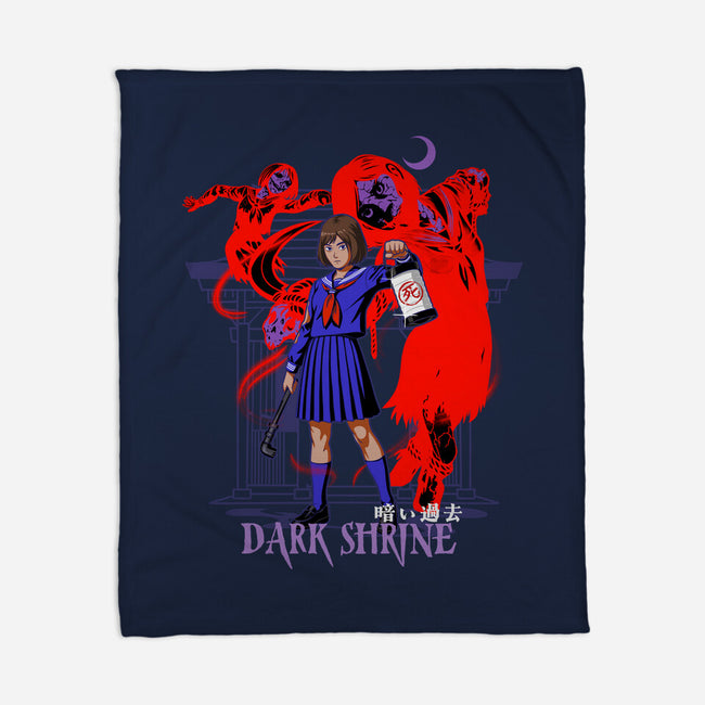 Dark Shrine-None-Fleece-Blanket-heydale