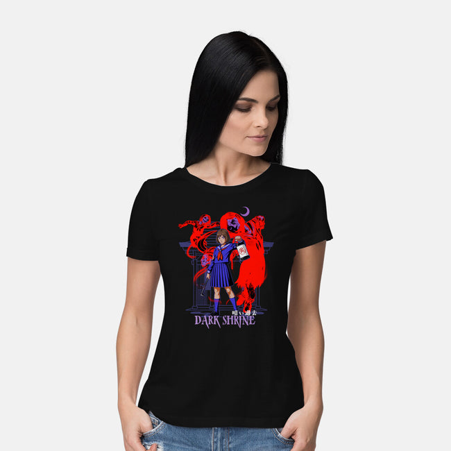 Dark Shrine-Womens-Basic-Tee-heydale
