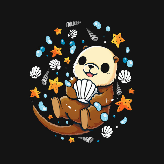 Sea Otter-None-Drawstring-Bag-Vallina84