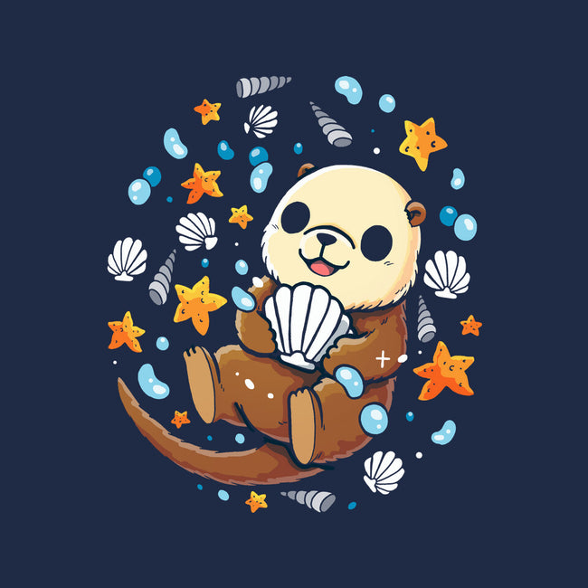 Sea Otter-Womens-V-Neck-Tee-Vallina84