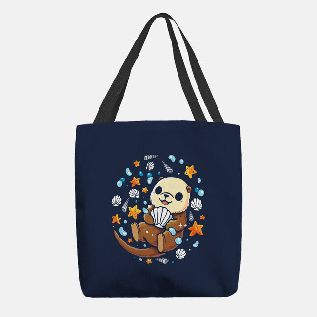 Sea Otter-None-Basic Tote-Bag-Vallina84