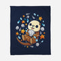 Sea Otter-None-Fleece-Blanket-Vallina84