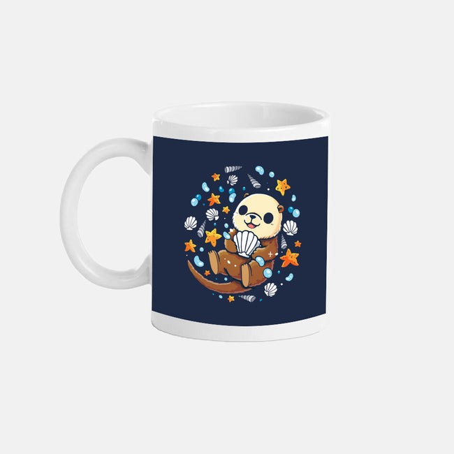 Sea Otter-None-Mug-Drinkware-Vallina84