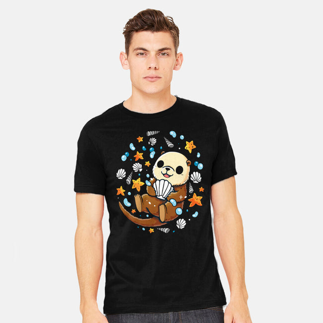 Sea Otter-Mens-Heavyweight-Tee-Vallina84