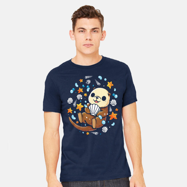 Sea Otter-Mens-Heavyweight-Tee-Vallina84