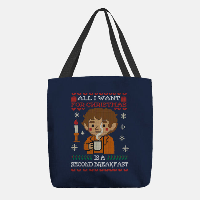 Second Breakfast Christmas-None-Basic Tote-Bag-fanfabio