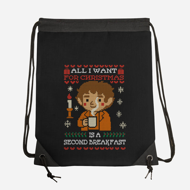 Second Breakfast Christmas-None-Drawstring-Bag-fanfabio