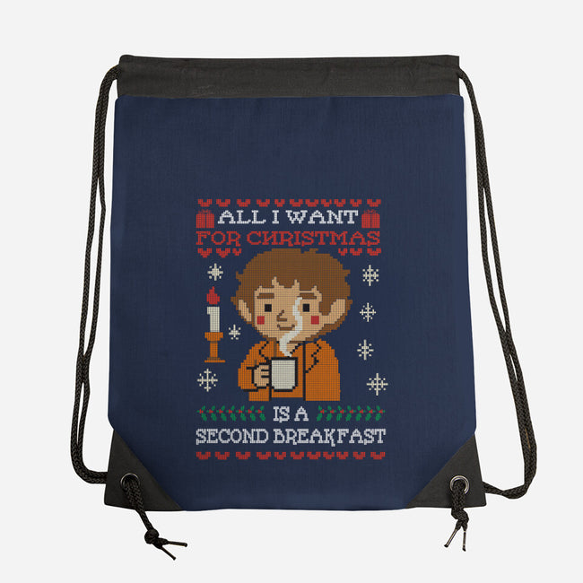 Second Breakfast Christmas-None-Drawstring-Bag-fanfabio