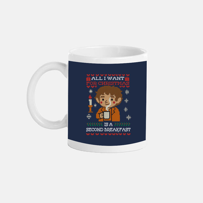 Second Breakfast Christmas-None-Mug-Drinkware-fanfabio
