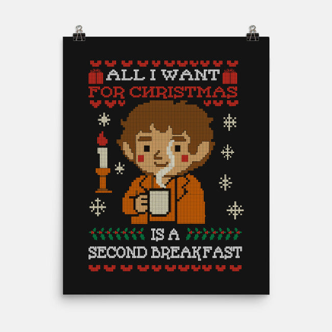 Second Breakfast Christmas-None-Matte-Poster-fanfabio