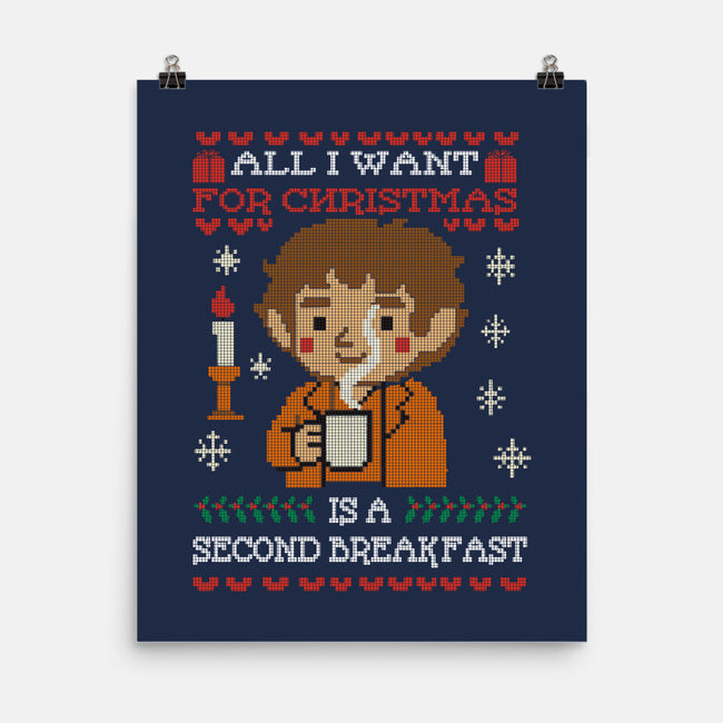 Second Breakfast Christmas-None-Matte-Poster-fanfabio