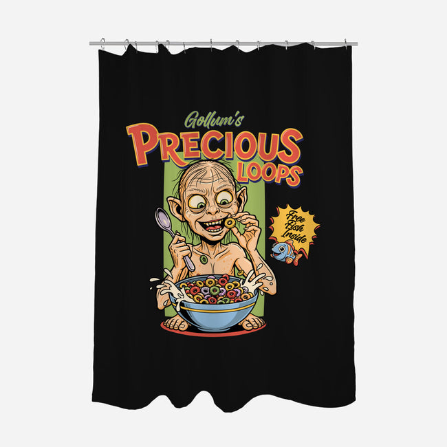 Precious Loops-None-Polyester-Shower Curtain-P1yu5h