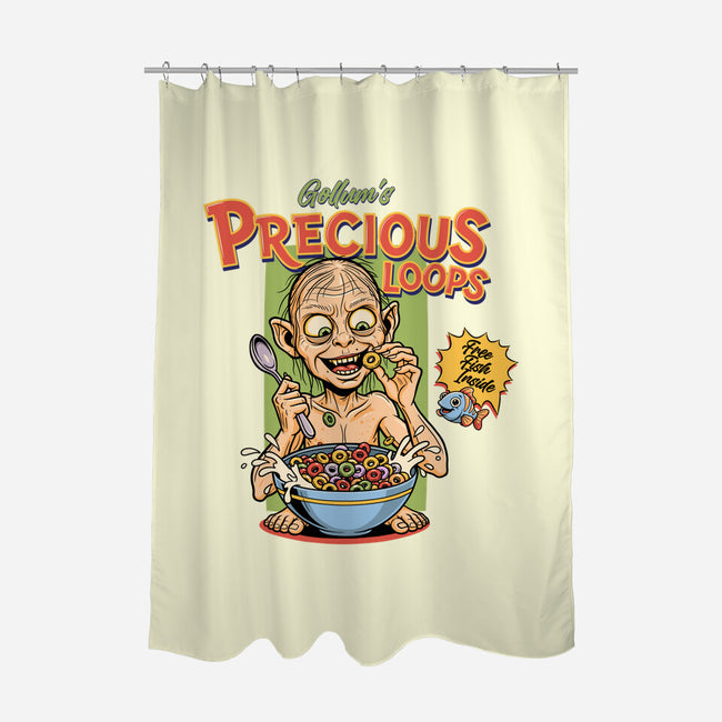 Precious Loops-None-Polyester-Shower Curtain-P1yu5h