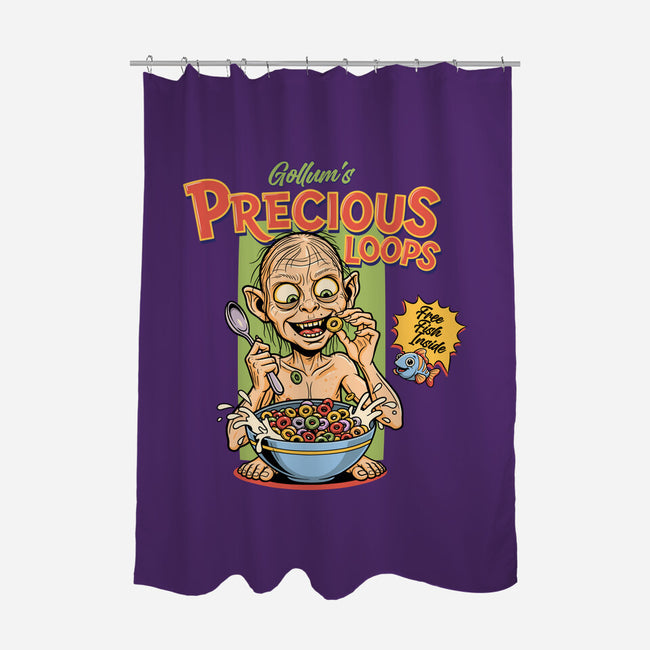 Precious Loops-None-Polyester-Shower Curtain-P1yu5h