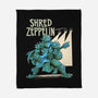 Shred Zeppelin-None-Fleece-Blanket-P1yu5h