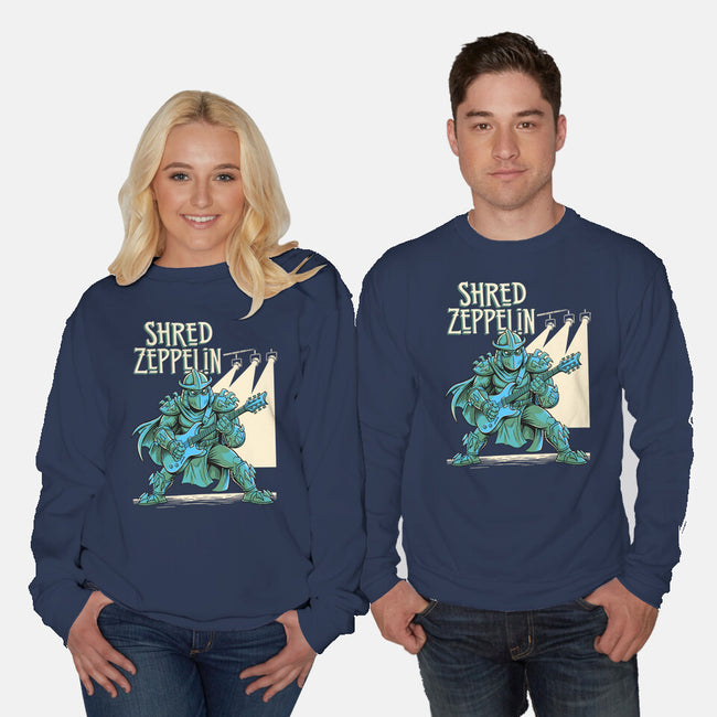 Shred Zeppelin-Unisex-Crew Neck-Sweatshirt-P1yu5h