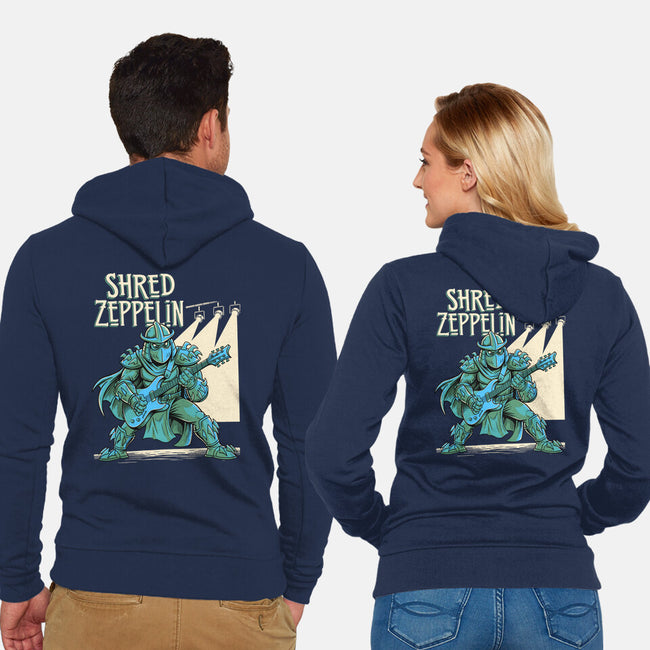 Shred Zeppelin-Unisex-Zip-Up-Sweatshirt-P1yu5h