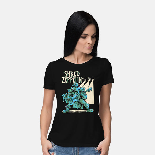 Shred Zeppelin-Womens-Basic-Tee-P1yu5h