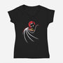 Mr. Bruce Love Ramen-Womens-V-Neck-Tee-alfbocreative