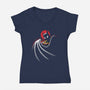 Mr. Bruce Love Ramen-Womens-V-Neck-Tee-alfbocreative
