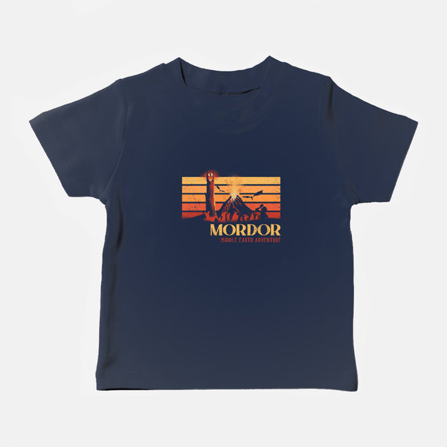 Middle Earth Adventure-Baby-Basic-Tee-dandingeroz