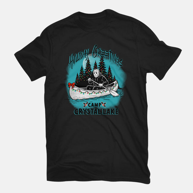 Holiday At Crystal Lake-Youth-Basic-Tee-palmstreet