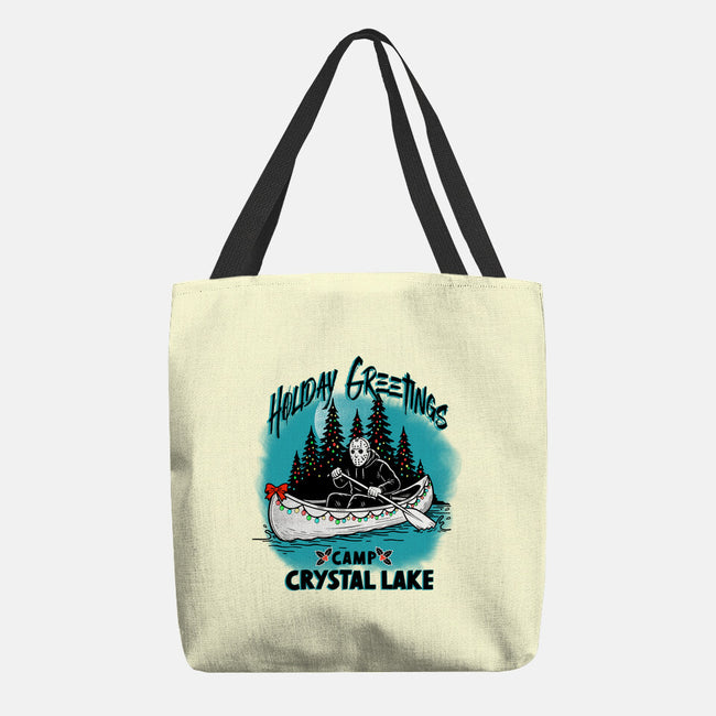 Holiday At Crystal Lake-None-Basic Tote-Bag-palmstreet