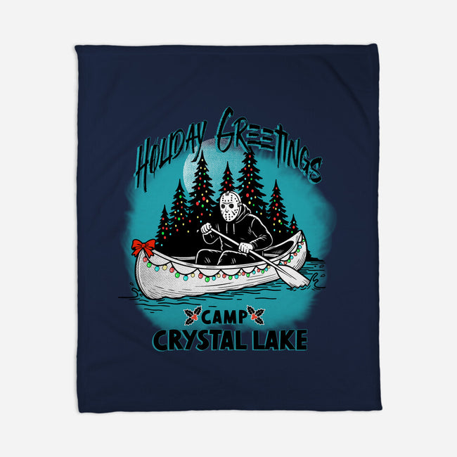 Holiday At Crystal Lake-None-Fleece-Blanket-palmstreet