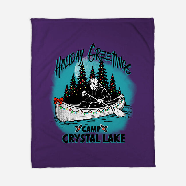Holiday At Crystal Lake-None-Fleece-Blanket-palmstreet