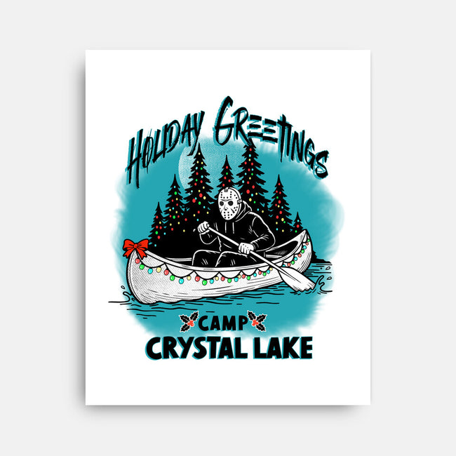 Holiday At Crystal Lake-None-Stretched-Canvas-palmstreet