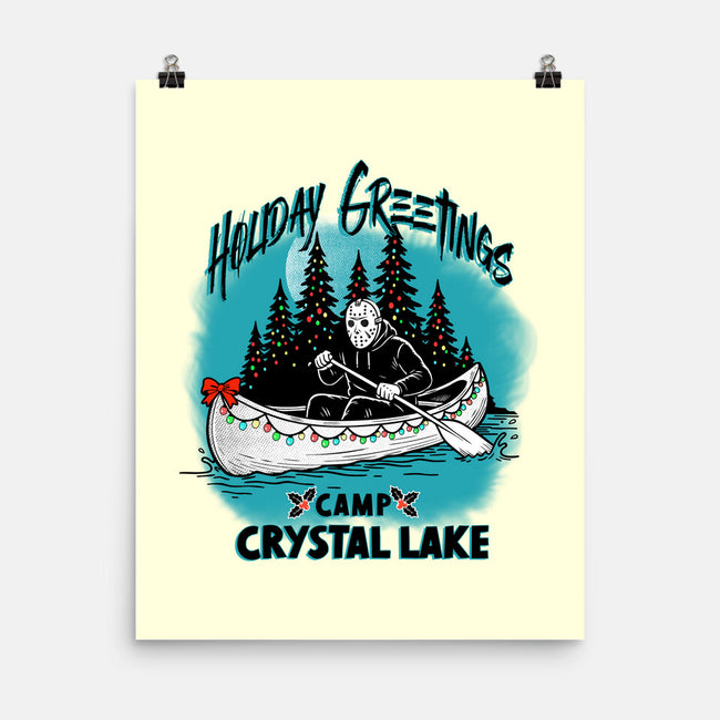 Holiday At Crystal Lake-None-Matte-Poster-palmstreet