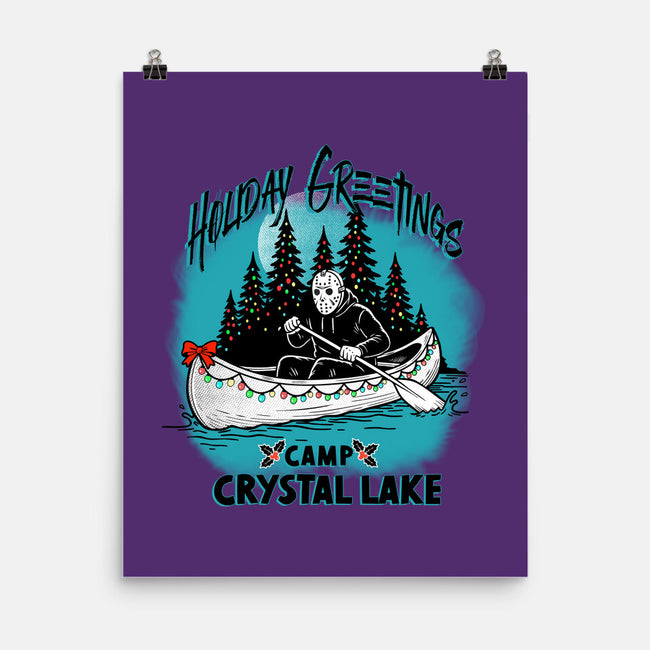 Holiday At Crystal Lake-None-Matte-Poster-palmstreet