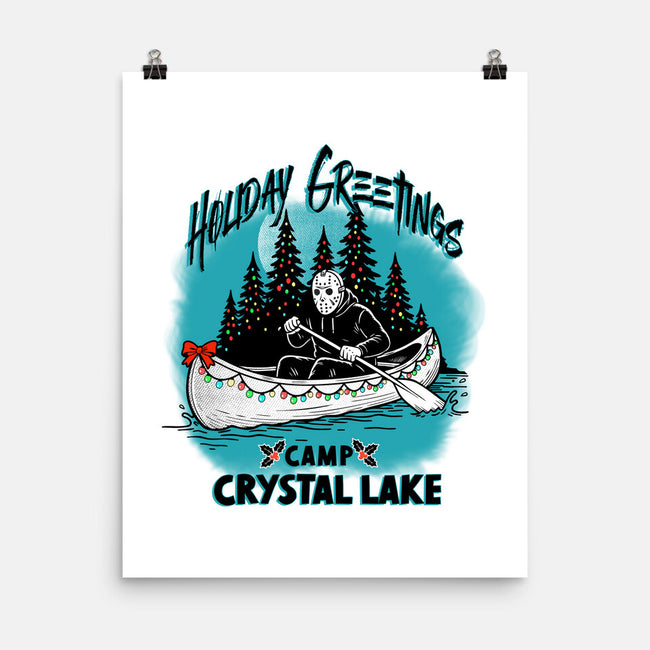 Holiday At Crystal Lake-None-Matte-Poster-palmstreet