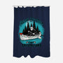 Holiday At Crystal Lake-None-Polyester-Shower Curtain-palmstreet