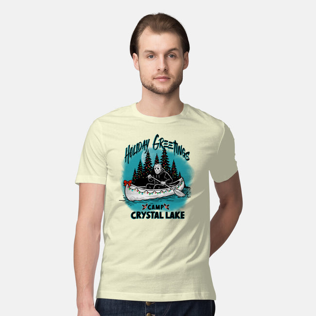 Holiday At Crystal Lake-Mens-Premium-Tee-palmstreet