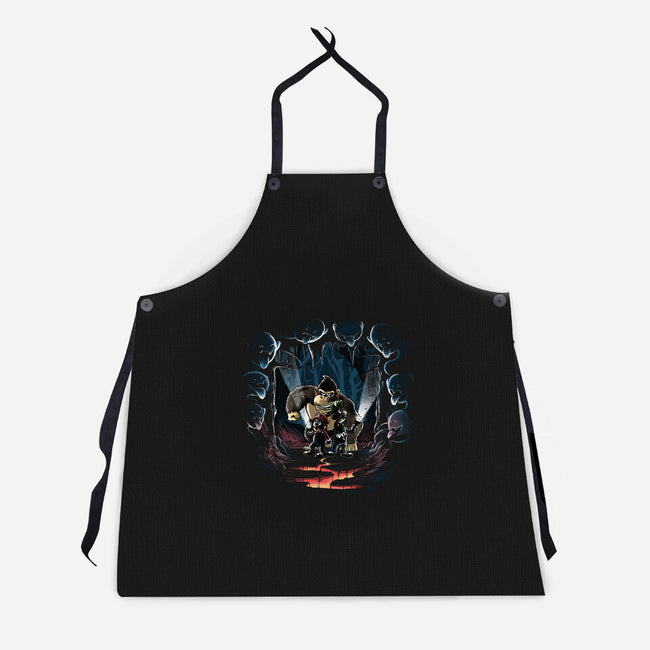 Under The Mansion-Unisex-Kitchen-Apron-zascanauta