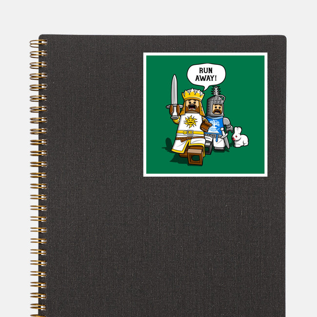 Run Away-None-Glossy-Sticker-drbutler