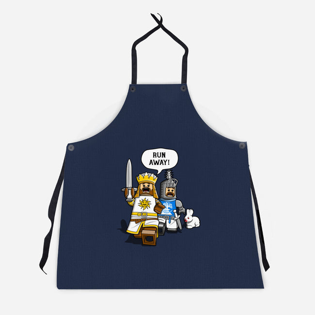 Run Away-Unisex-Kitchen-Apron-drbutler
