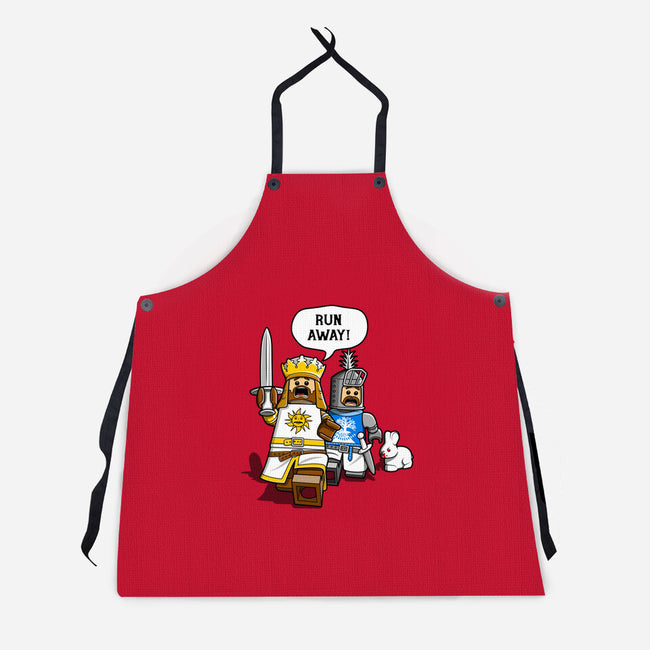 Run Away-Unisex-Kitchen-Apron-drbutler