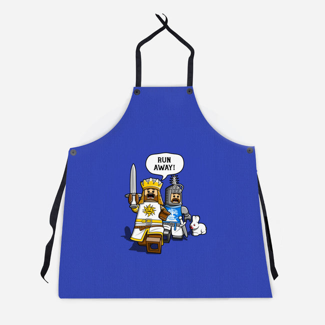 Run Away-Unisex-Kitchen-Apron-drbutler