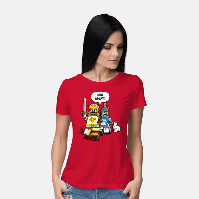 Run Away-Womens-Basic-Tee-drbutler