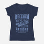 Deckard Garage-Womens-V-Neck-Tee-Arinesart