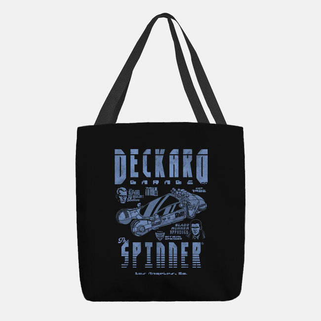 Deckard Garage-None-Basic Tote-Bag-Arinesart