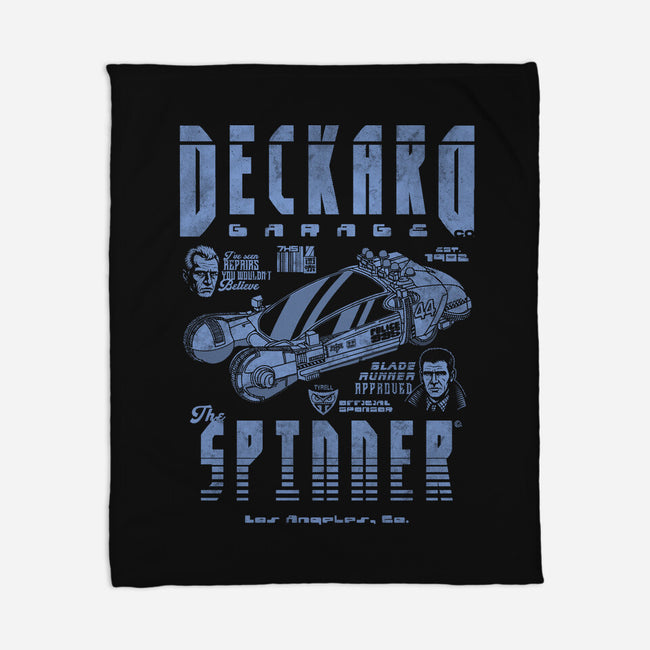 Deckard Garage-None-Fleece-Blanket-Arinesart