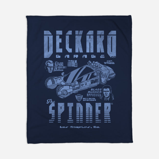Deckard Garage-None-Fleece-Blanket-Arinesart