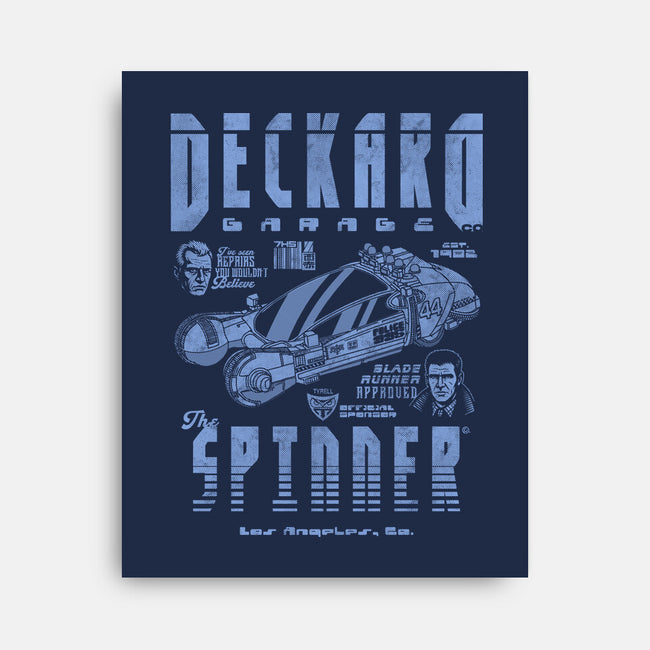 Deckard Garage-None-Stretched-Canvas-Arinesart