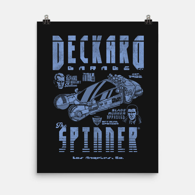 Deckard Garage-None-Matte-Poster-Arinesart