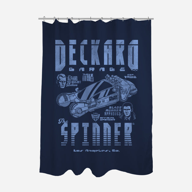 Deckard Garage-None-Polyester-Shower Curtain-Arinesart